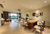 Panorama garden apartment for rent in Phu My Hung designed 3 bedrooms with new interior on the 3rd floor – 197m2