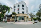 Corner building for rent with 2 facades of Kim Son Residential Area, Tan Phong Ward, District 7 with 6 floors with elevator – 250m2
