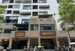 Panorama shophouse for sale in Phu My Hung, District 7 in front of Ton Dat Tien street with 1 floor for rent – 153.09m2