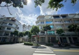 Sala shophouse for rent in Thu Duc City, corner apartment 2 fronts of B4 street, built 6 floors with basement – 172m2