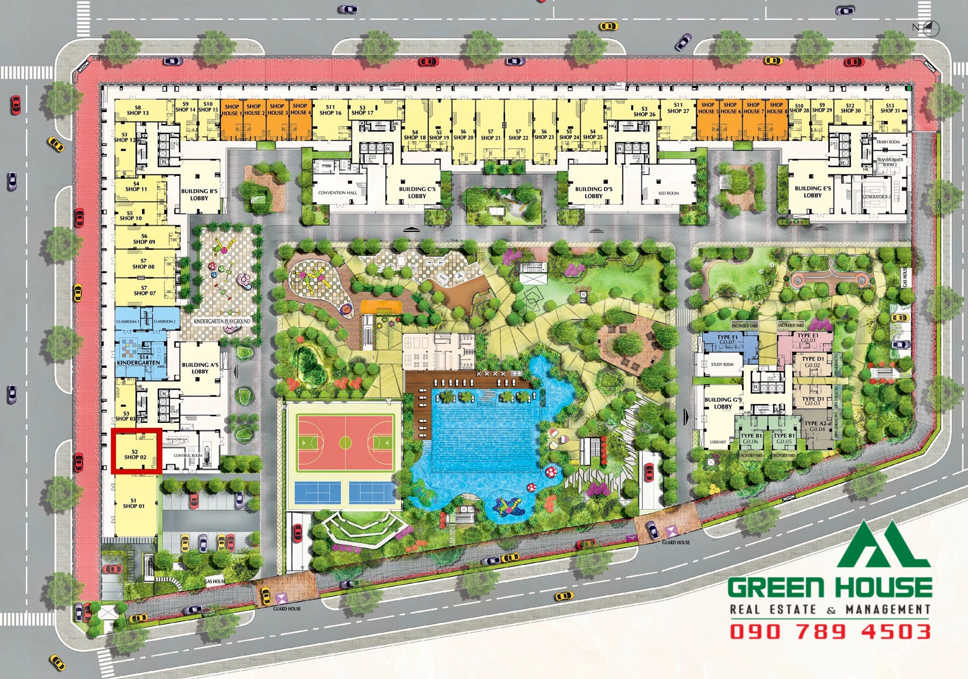 For Rent Shophouse Sai Gon South Residence - Nha Be District 2