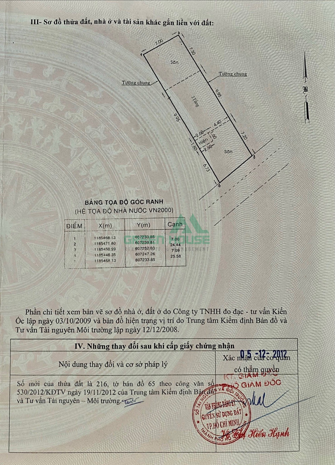 My Thai Villa for Sale Phu My Hung - A Good Location - The Sale Price 33 billion VND 2