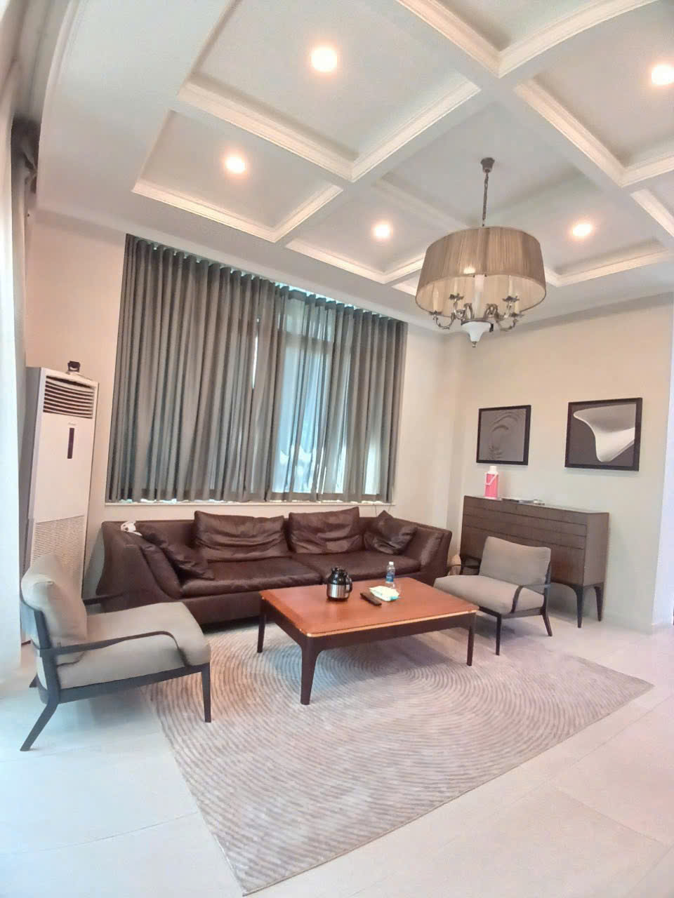 Villa for rent in Nam Vien Phu My Hung, District 7 built 3 floors with 5 rooms design – 273.6m2 1