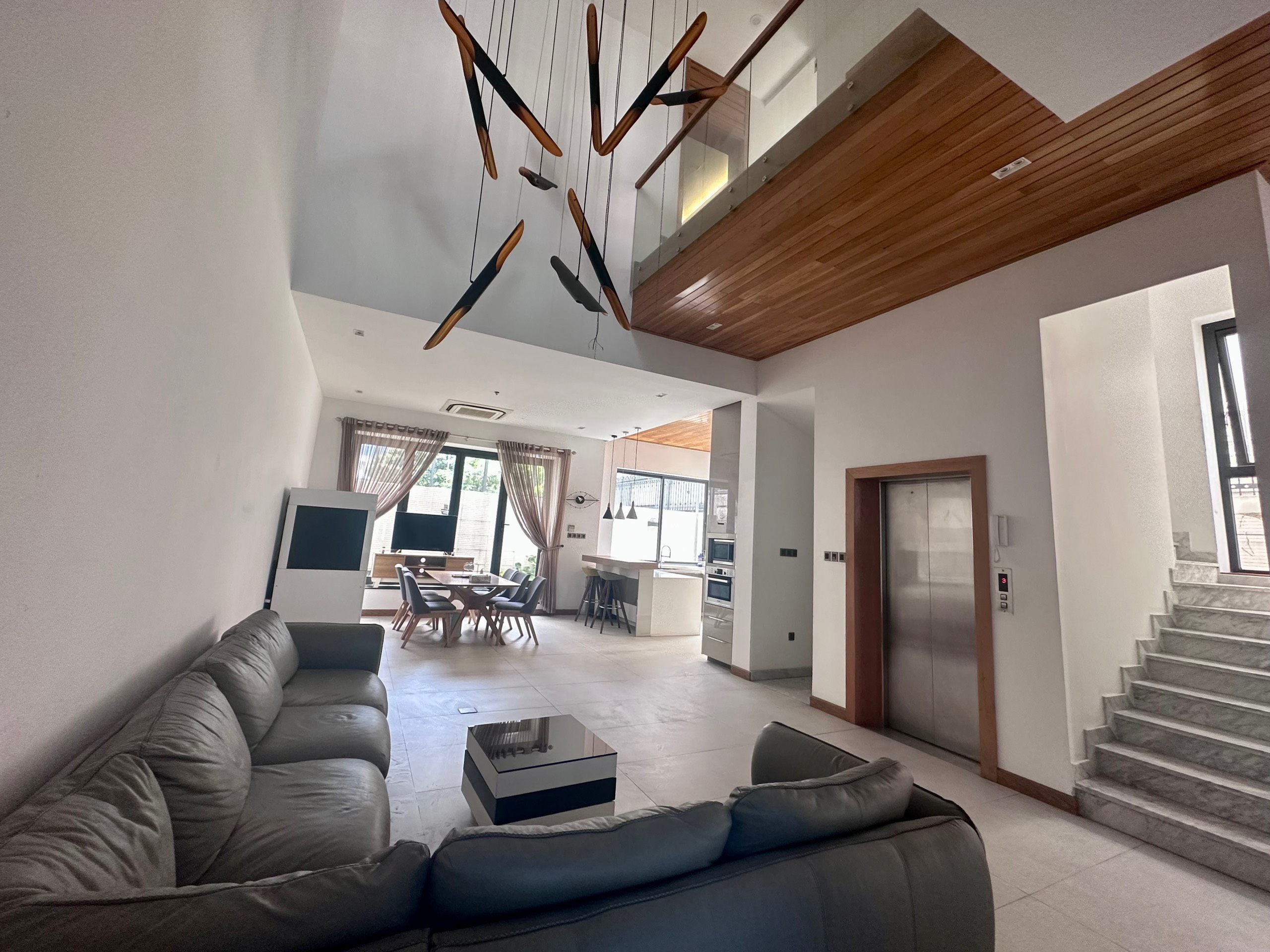 Him Lam villa for sale, District 7 house with swimming pool, elevator next to the park 10