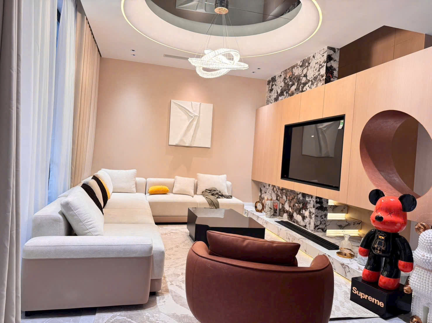 My Giang 1A Phu My Hung villa for sale, District 7 Built 3 floors with 4 bedrooms with elevator facing Southwest – 211.5m2 5