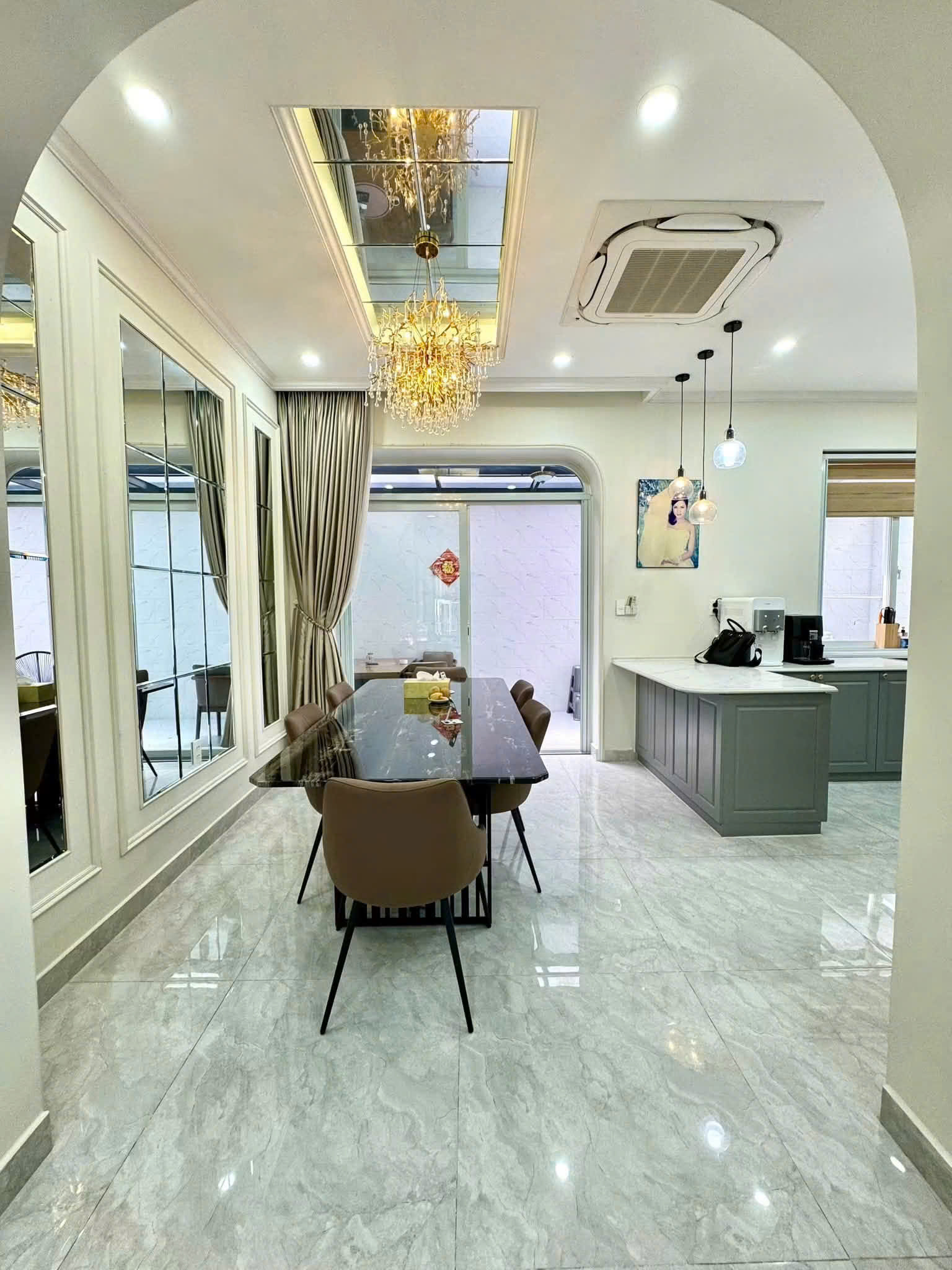 My Thai 1 Phu My Hung villa for rent built 3 floors with 4 bedrooms – 126m2 2
