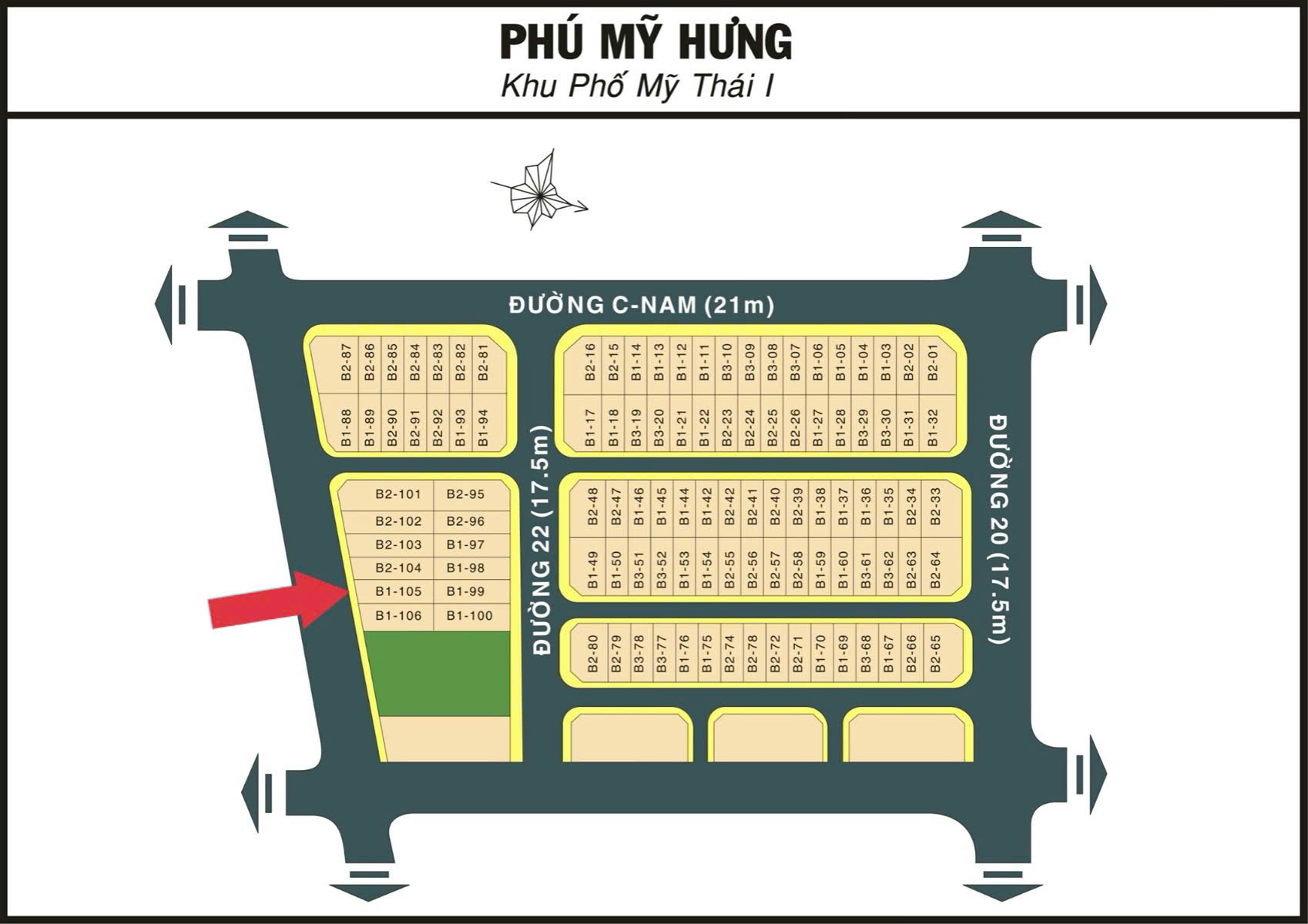 My Thai villa for sale 1 Phu My Hung, District 7 with 3 bedrooms, large garden in the southeast – 175m2 2