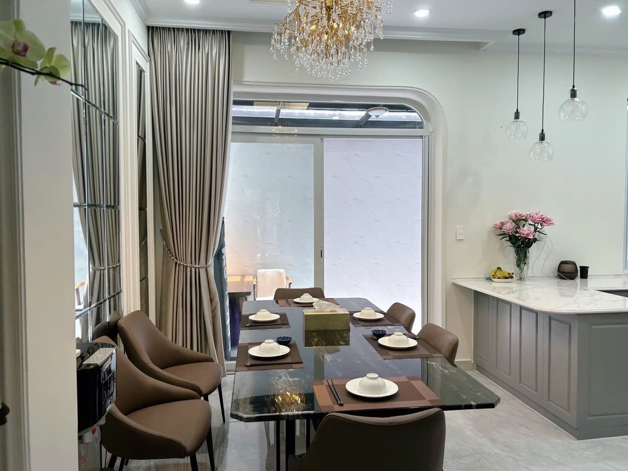 My Thai villa for rent 1C Phu My Hung, District 7 built 3 floors with 4 bedrooms in the Northeast direction – 126m2 5