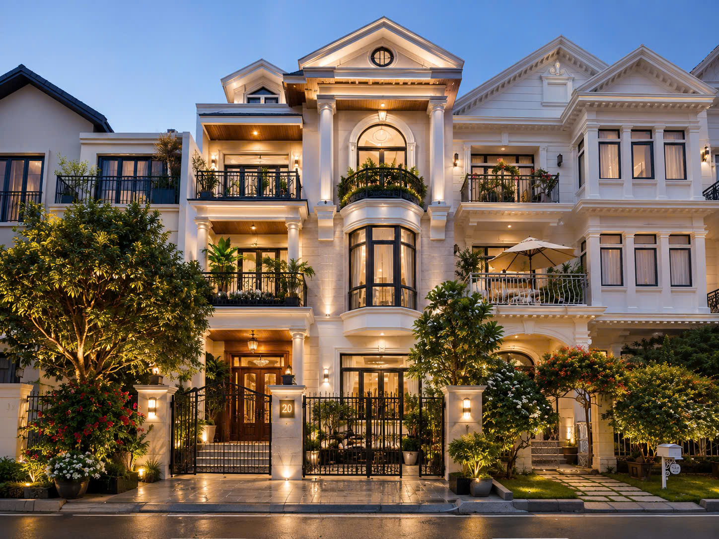 Bán biệt thự Nam Đô Phú Mỹ Hưng 2 mặt tiền trước sau thông thoáng hướng Đông Nam – 144m2