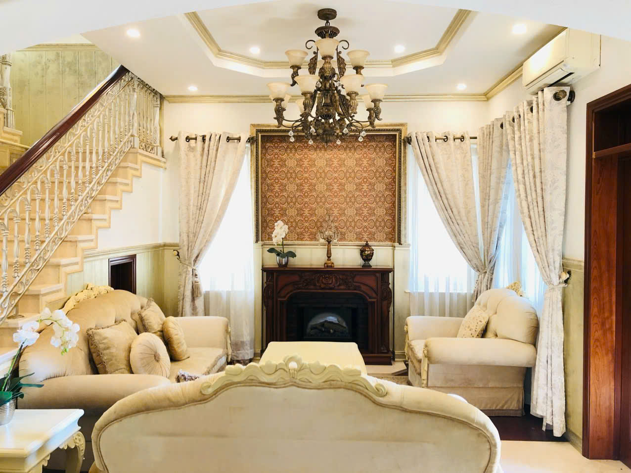 Villa for rent in Nam Thong 3 Phu My Hung, District 7 with basement + ground floor + 2 floors with 5 bedrooms – 252m2 9