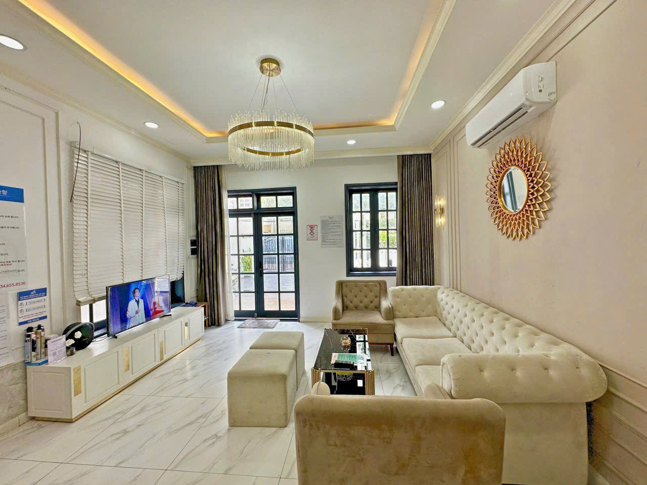 Nguyen Van Linh villa for rent, District 7 with 5 bedrooms with private pool high-class furniture 9