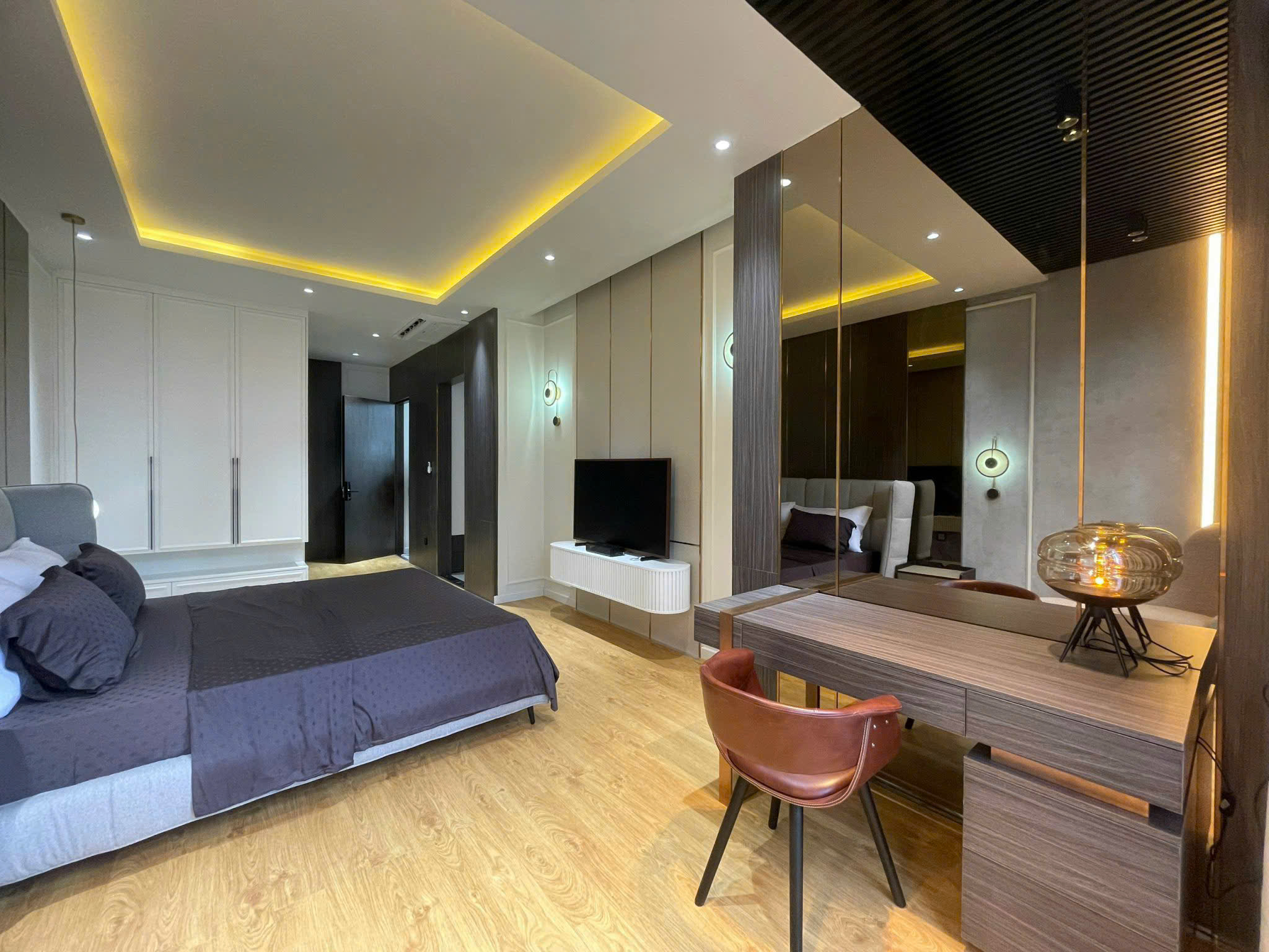 Duplex villa for rent at 110 My Hung, Phu My Hung built 3 floors with a large garden with furniture – 157.7m2 6