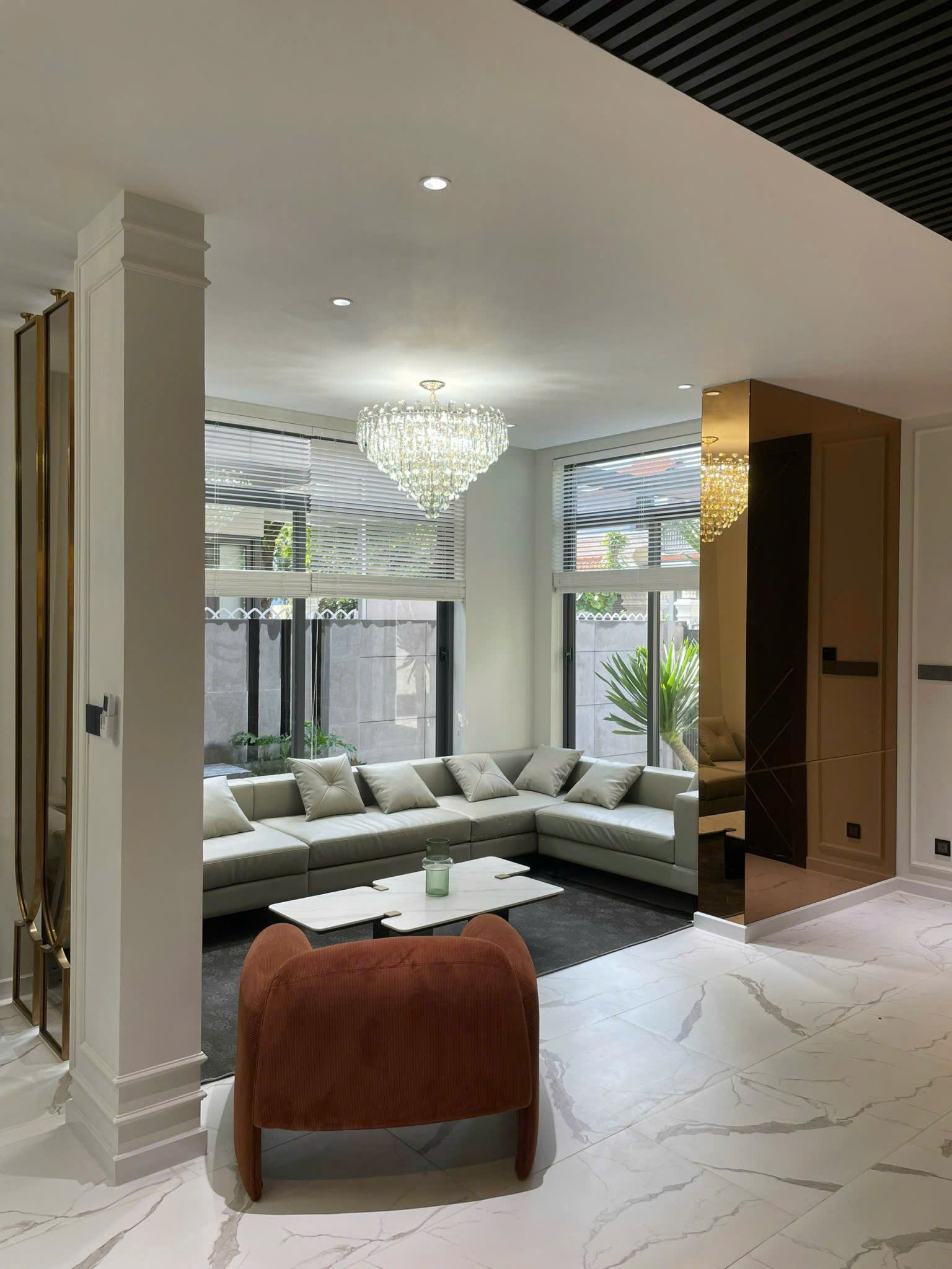 Duplex villa for rent at 110 My Hung, Phu My Hung built 3 floors with a large garden with furniture – 157.7m2 12
