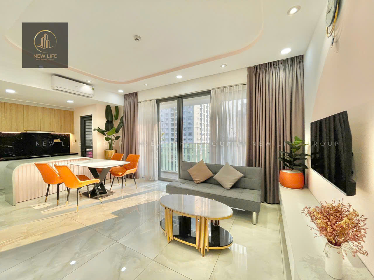 The Ascentia Phu My Hung apartment for rent with 2 bedrooms, 10th floor – 84m2