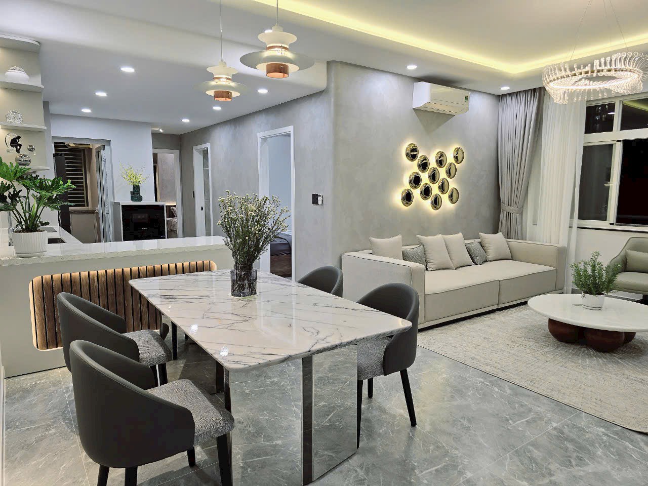Canh Vien Phu My Hung apartment for rent, District 7 has 3 bedrooms, open kitchen, large balcony 6