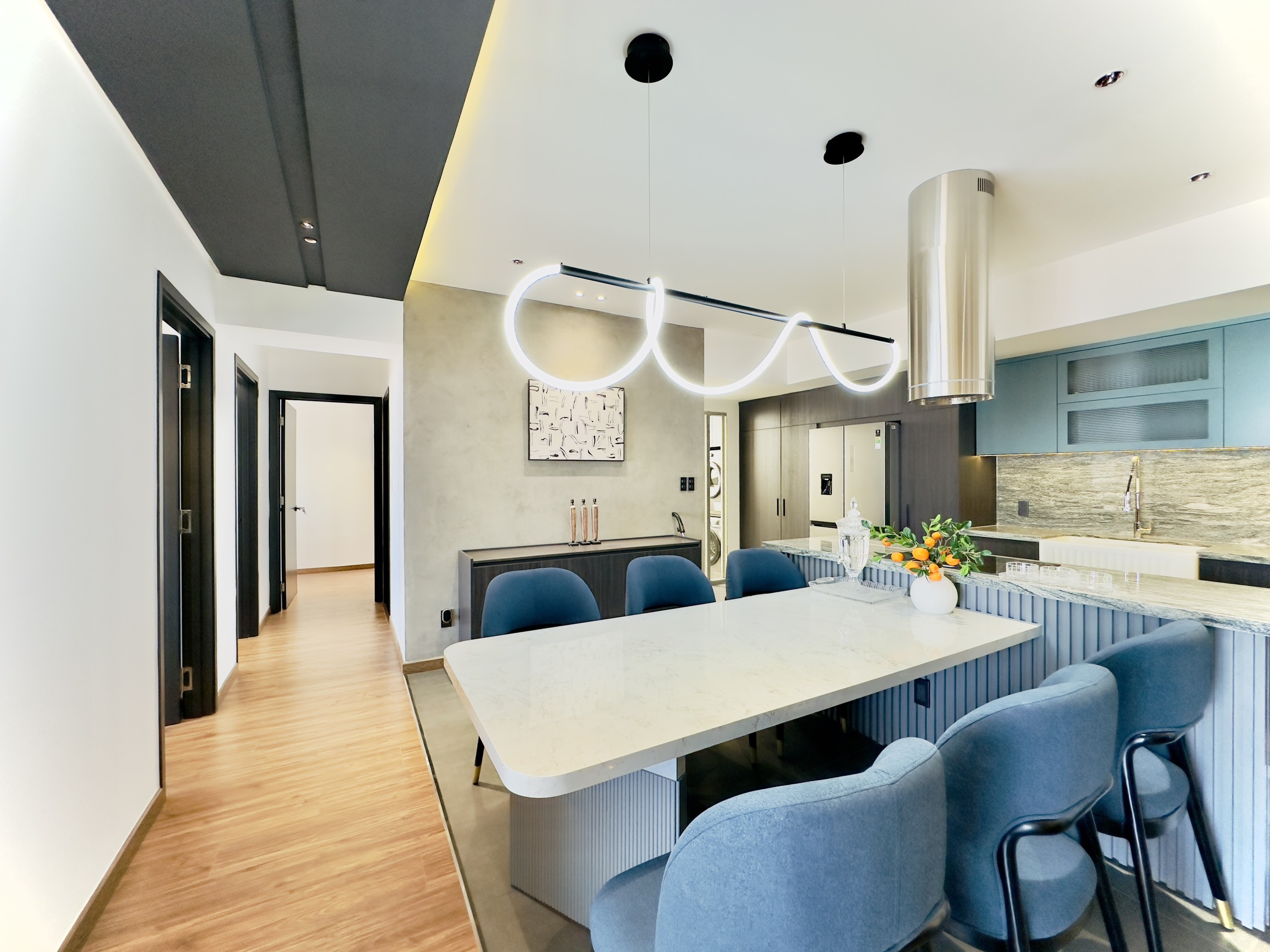 Luxury apartment for rent Garden Plaza Phu My Hung, District 7 with 3 large bedrooms with view to District 1 2
