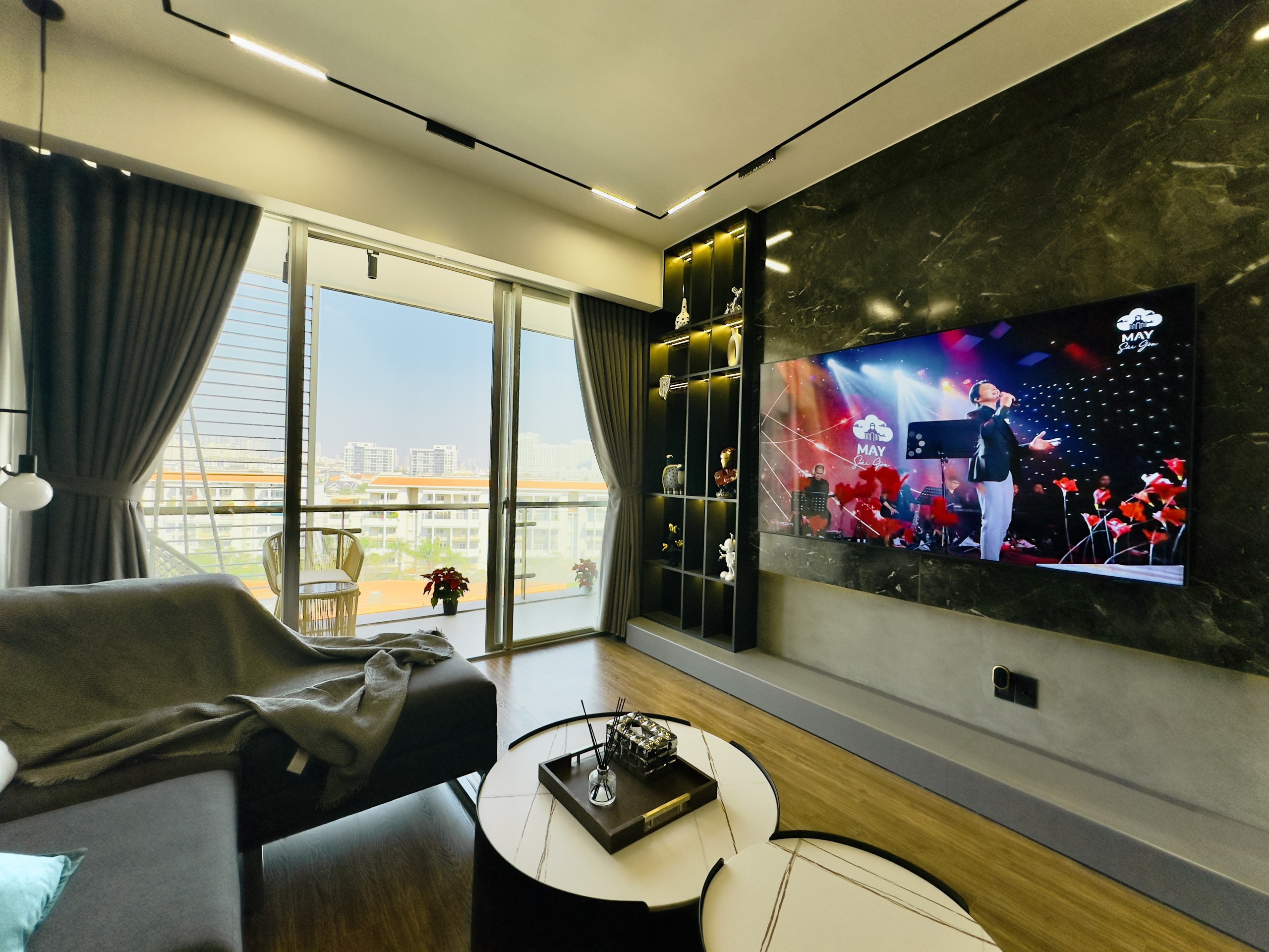 Luxury apartment for rent Garden Plaza Phu My Hung, District 7 with 3 large bedrooms with view to District 1 7