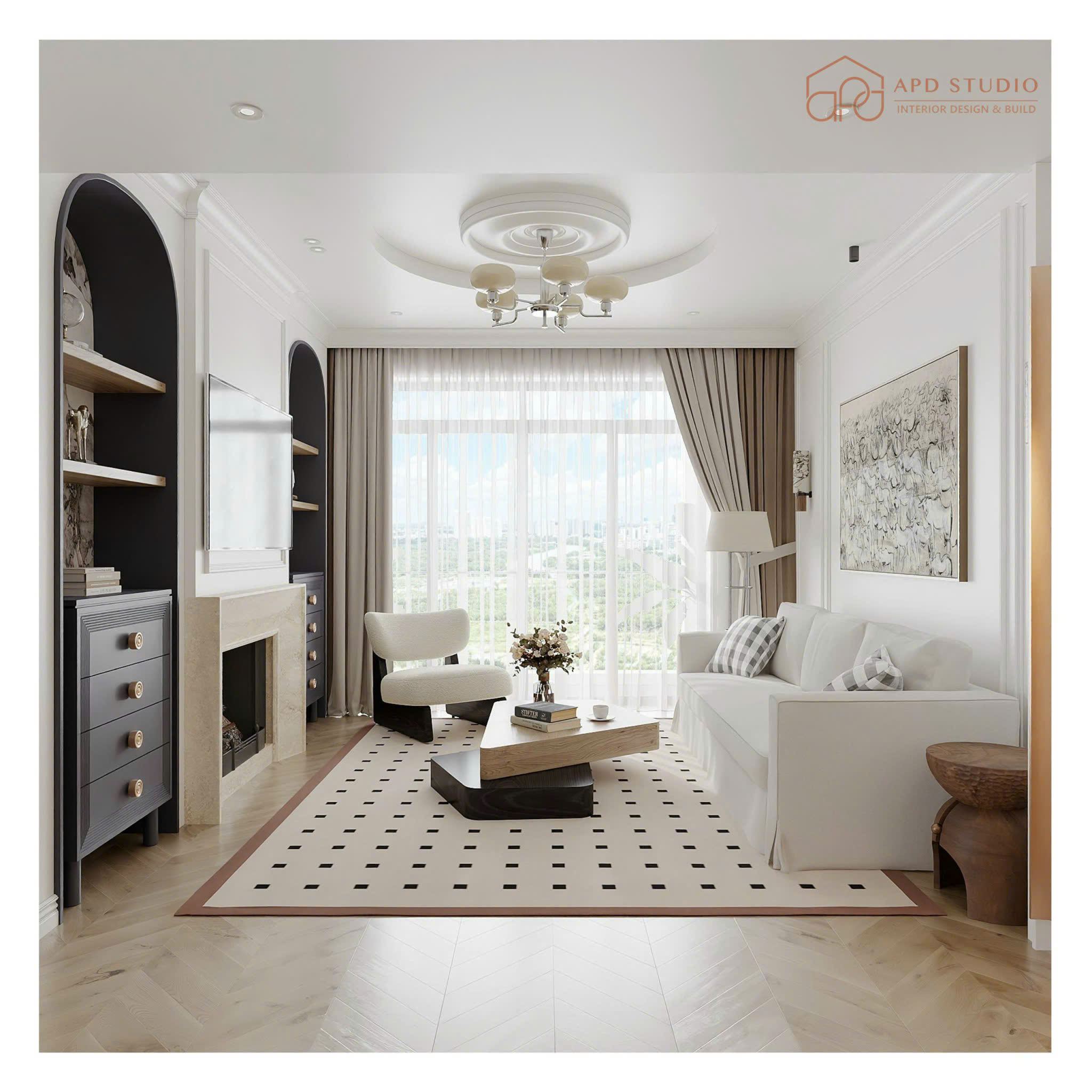 Luxury apartment for sale Riverside Residence Phu My Hung, District 7 with 3 bedrooms, high floor river view