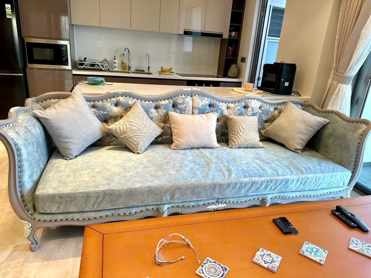 Luxury apartment for rent The Horizon Phu My Hung, District 7, corner apartment with 3 bedrooms, river view 3