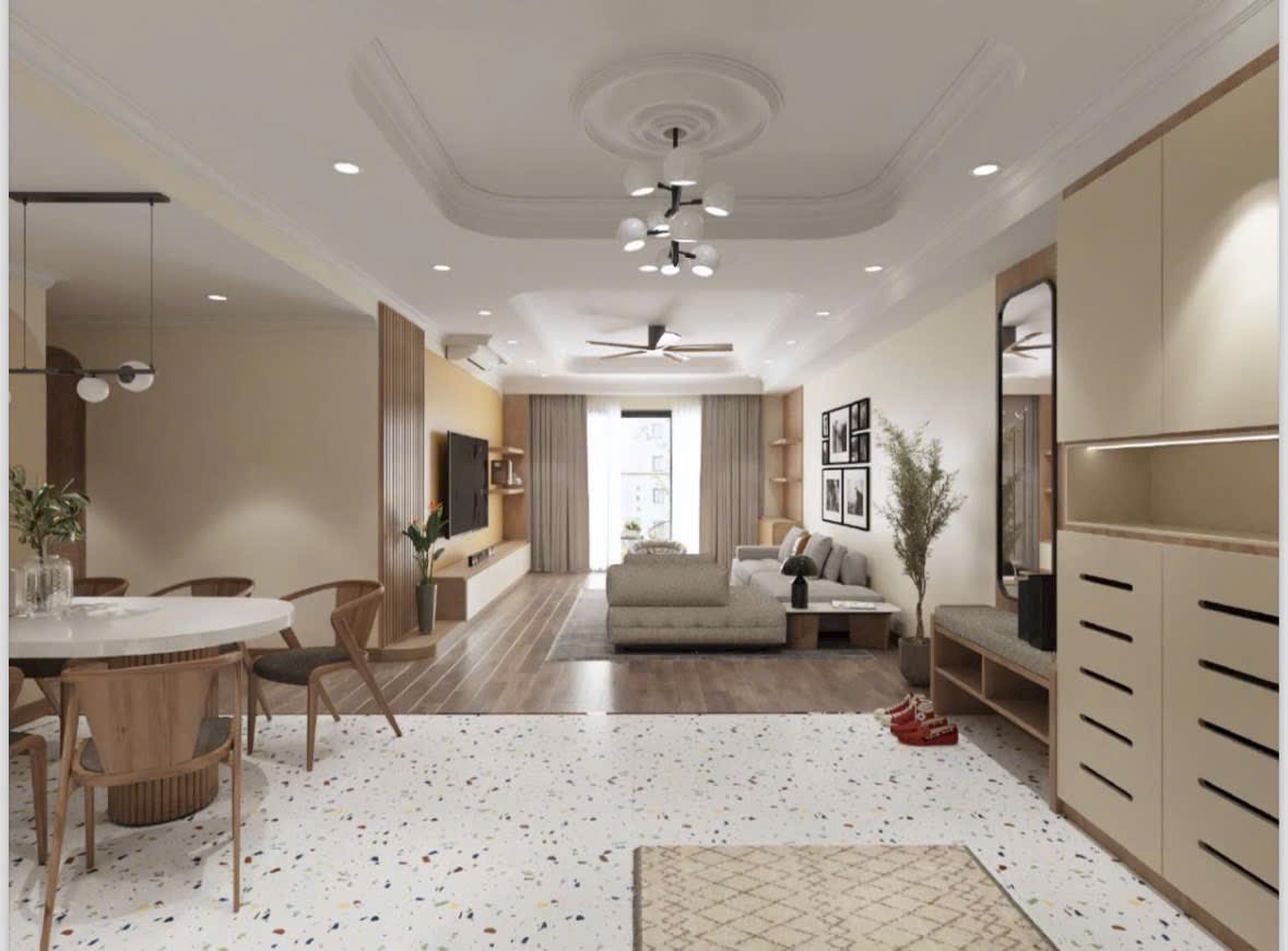 Cosmo City apartment for rent, District 7 has 3 bedrooms, high-class furniture with South view