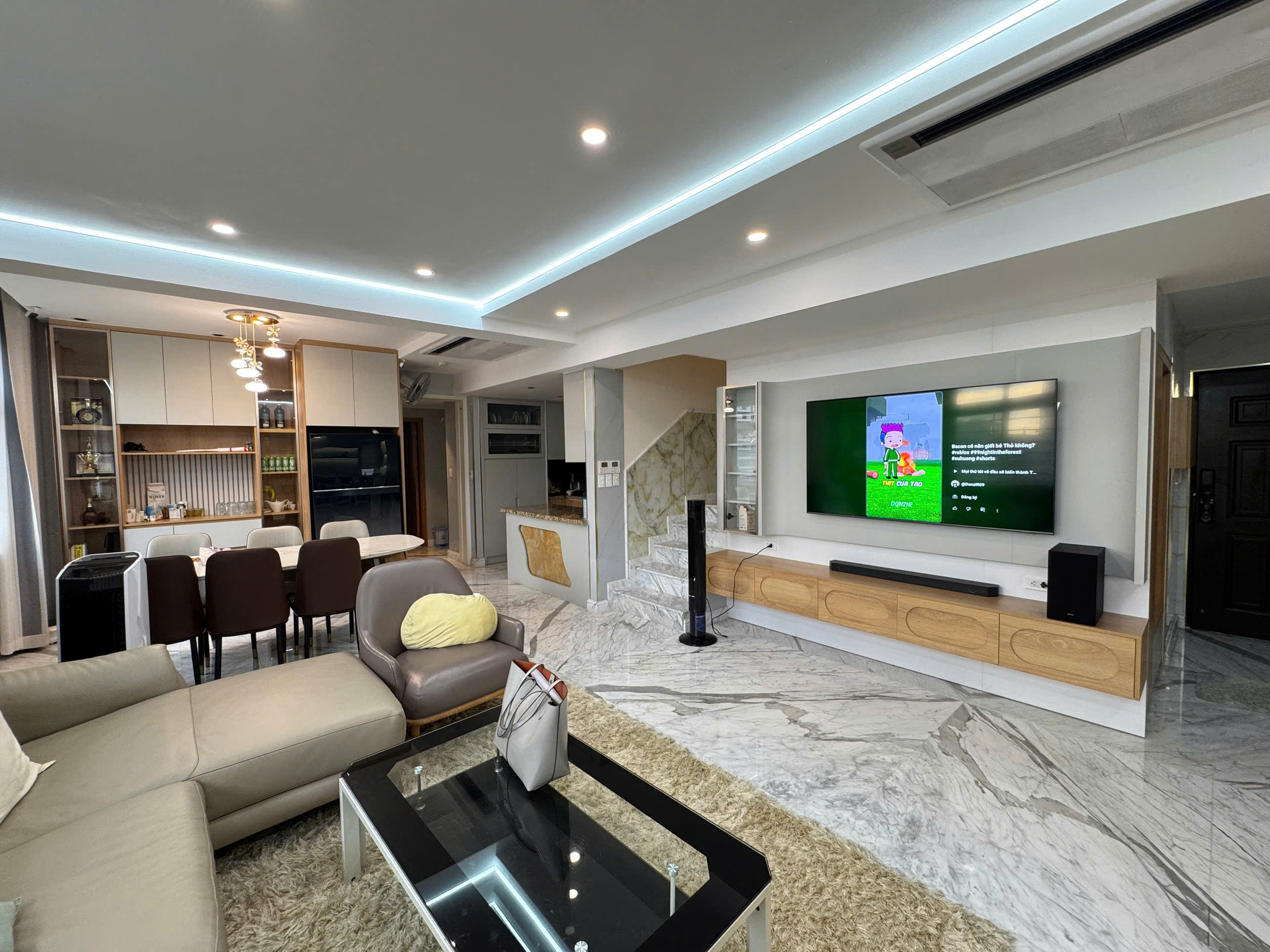 Duplex apartment for sale in Canh Vien Phu My Hung, District 7 designed 4 bedrooms super beautiful corner apartment with European furniture, 10th floor – 170m2 7