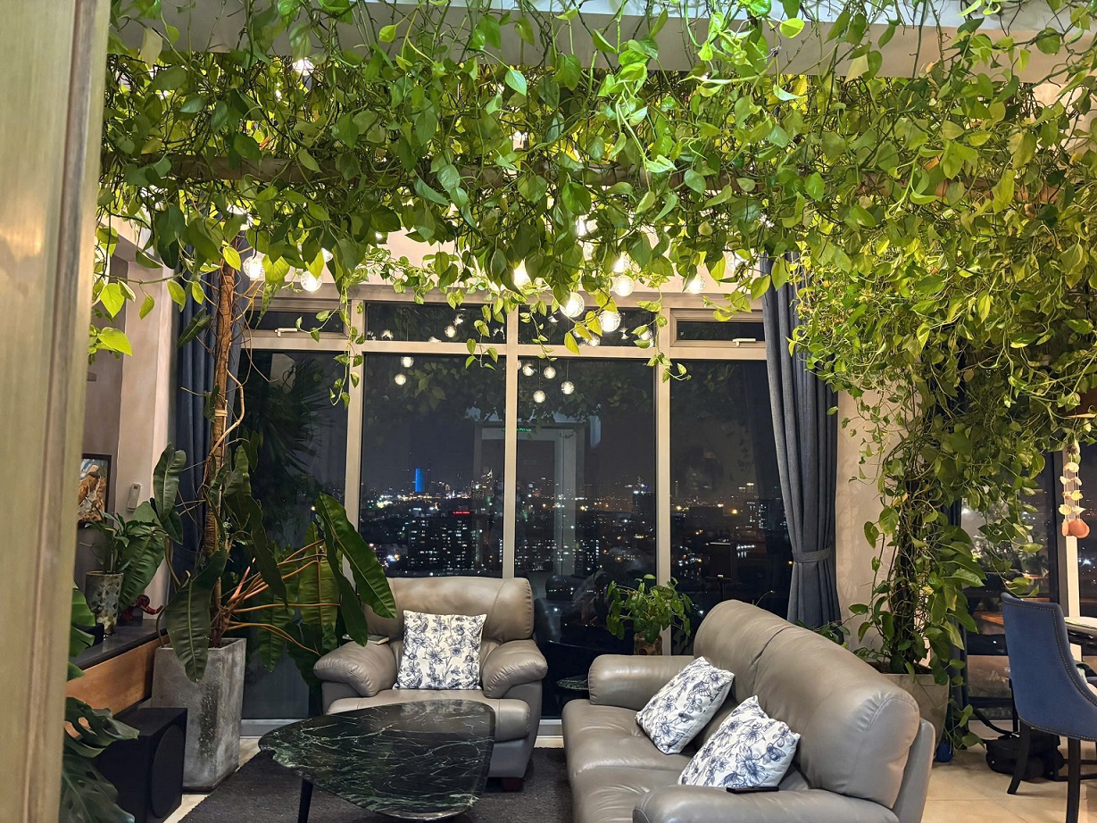 Duplex Lux Garden apartment for sale, District 7 with 2 floors, 3-bedroom design garden – 138.12m2