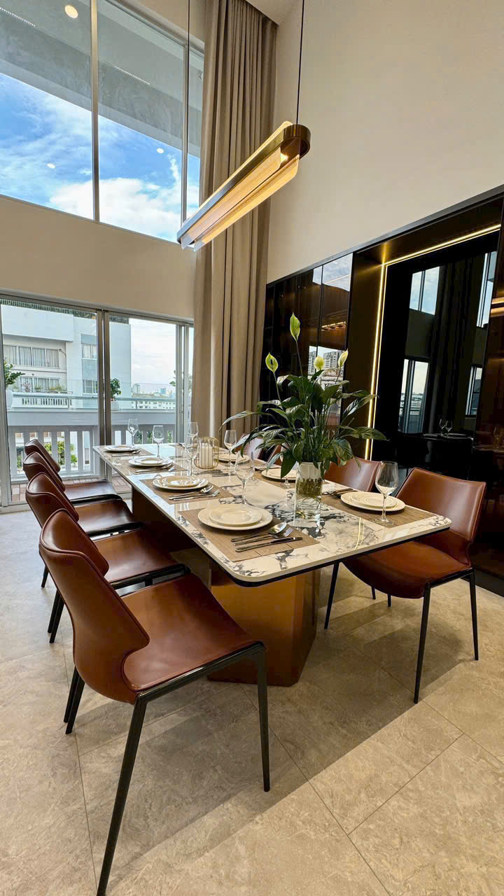 Duplex apartment for sale My Khanh 3 Phu My Hung, District 7 has 5 bedrooms, long balcony, 14.56m2 car 3