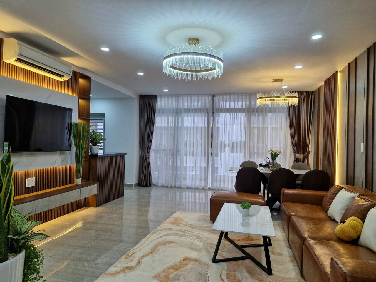 Duplex apartment for rent in Star Hill Phu My Hung, District 7, beautiful new house with 3 bedrooms, parking 7