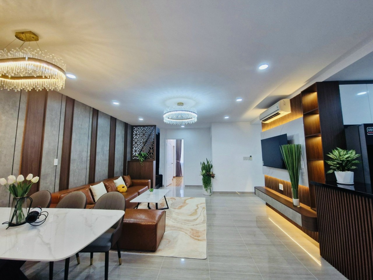 Duplex apartment for rent in Star Hill Phu My Hung, District 7, beautiful new house with 3 bedrooms, parking 4