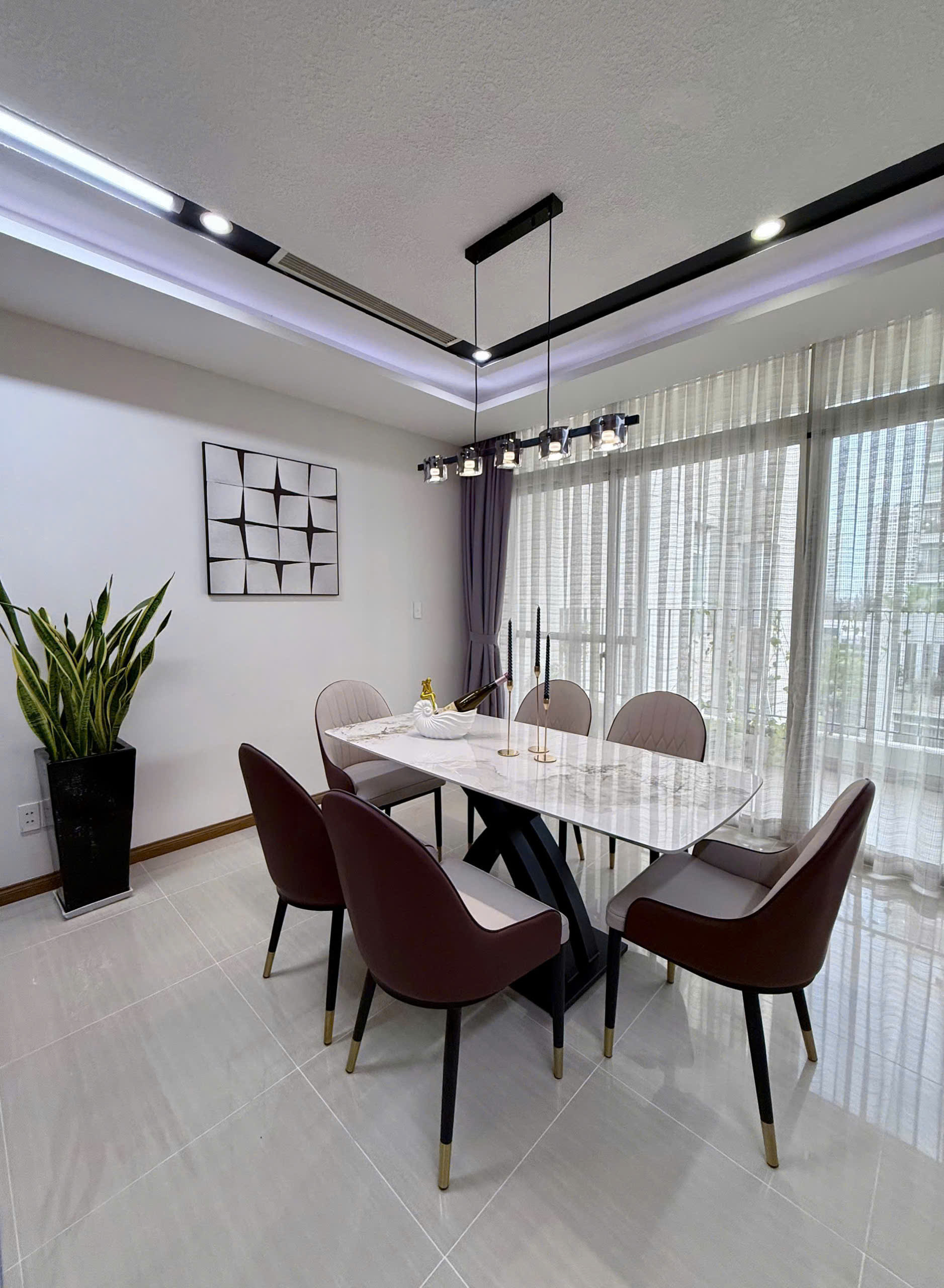 Duplex Star Hill Phu My Hung apartment for sale or rent, District 7 has 3 bedrooms, 10th floor, fully furnished 13