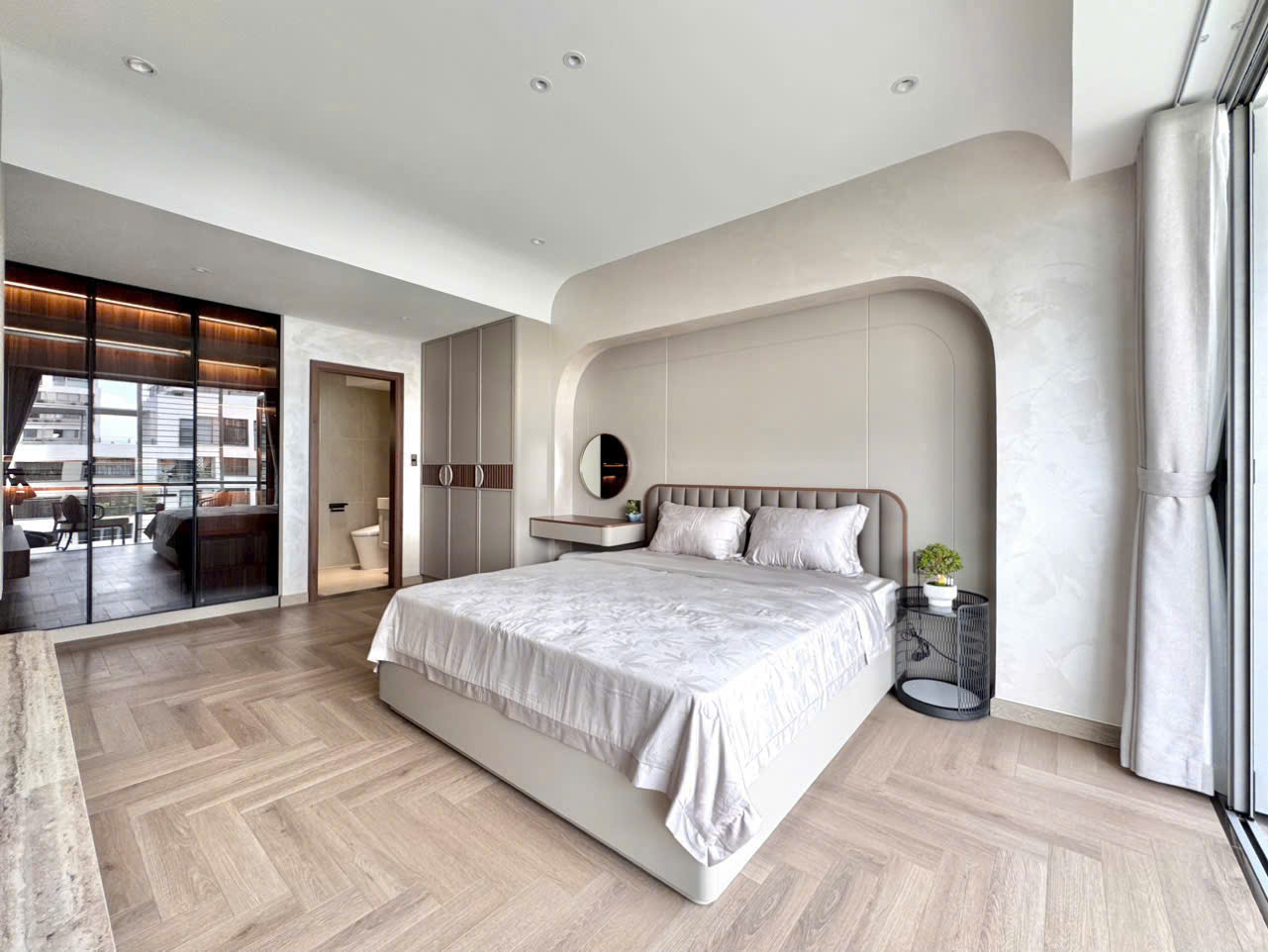 Garden Plaza 1 Phu My Hung apartment for rent, District 7 with 3 bedrooms long balcony with river view – 153.32m2 5