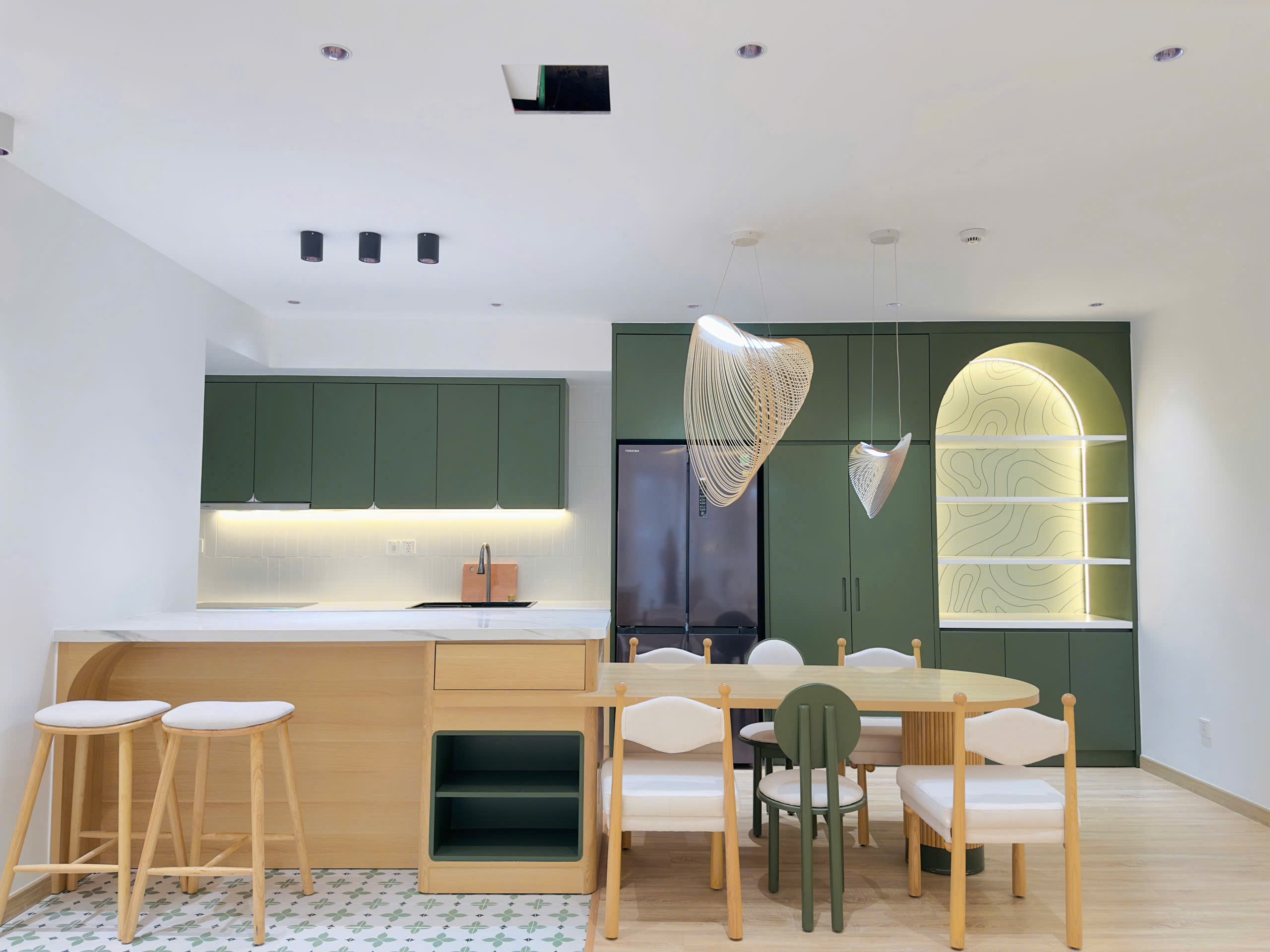 Green View apartment for rent in Phu My Hung, District 7, beautiful new house with 3 bedrooms, 117m2 5