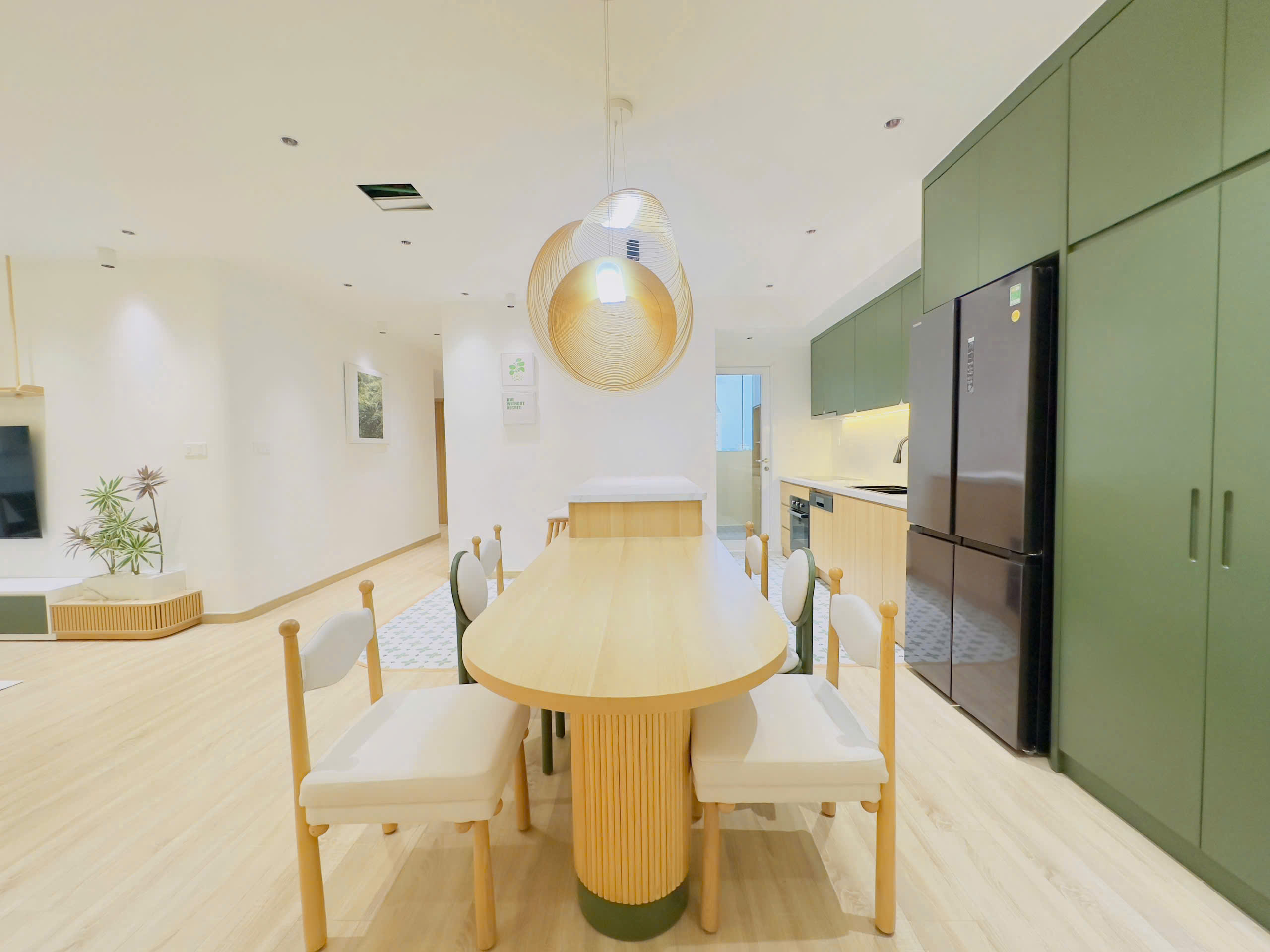 Green View apartment for rent in Phu My Hung, District 7, beautiful new house with 3 bedrooms, 117m2 1