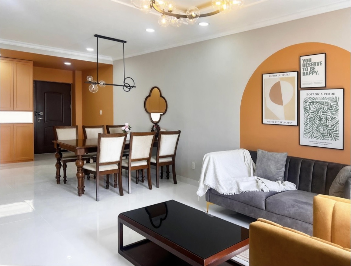 Happy Valley luxury apartment for rent in Phu My Hung, District 7 with 3 bedrooms, beautiful fully furnished house