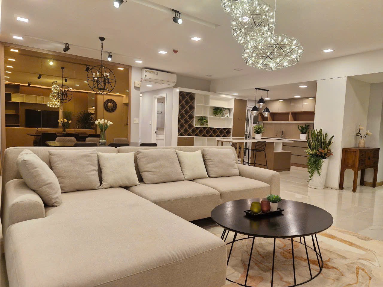 Happy Valley Phu My Hung apartment for rent, District 7, beautiful new house with 3 bedrooms 1