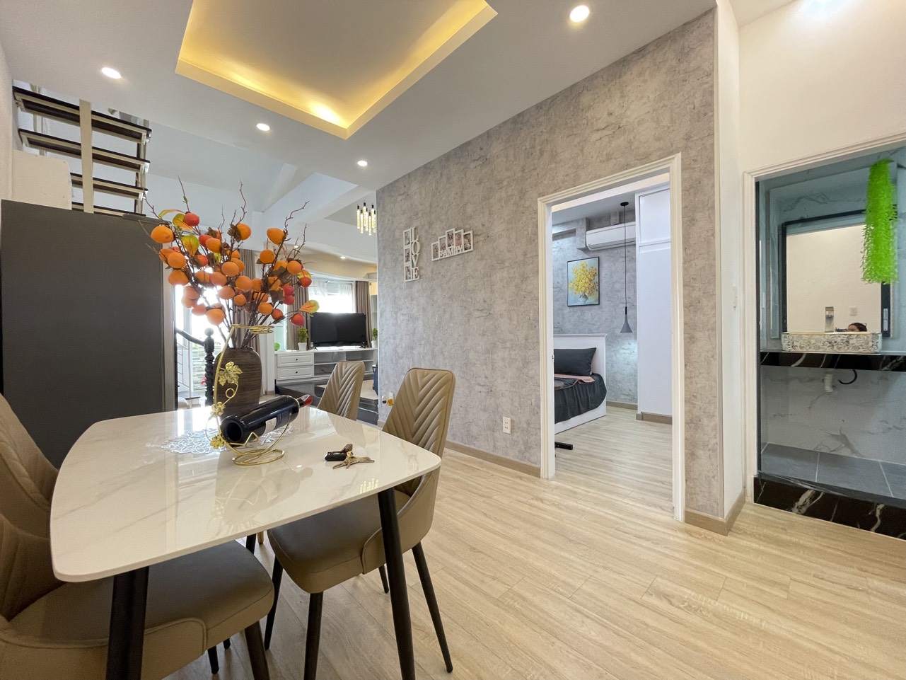 Duplex Hung Vuong 3 Phu My Hung apartment for sale, District 7 has 3 bedrooms with high floor view 12