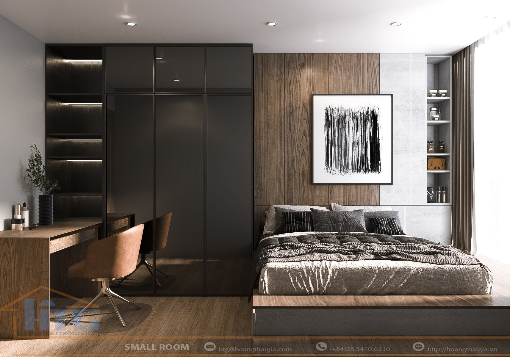 Midtown The Peak Phu My Hung apartment for rent, District 7 has 2 bedrooms with luxurious furniture 7