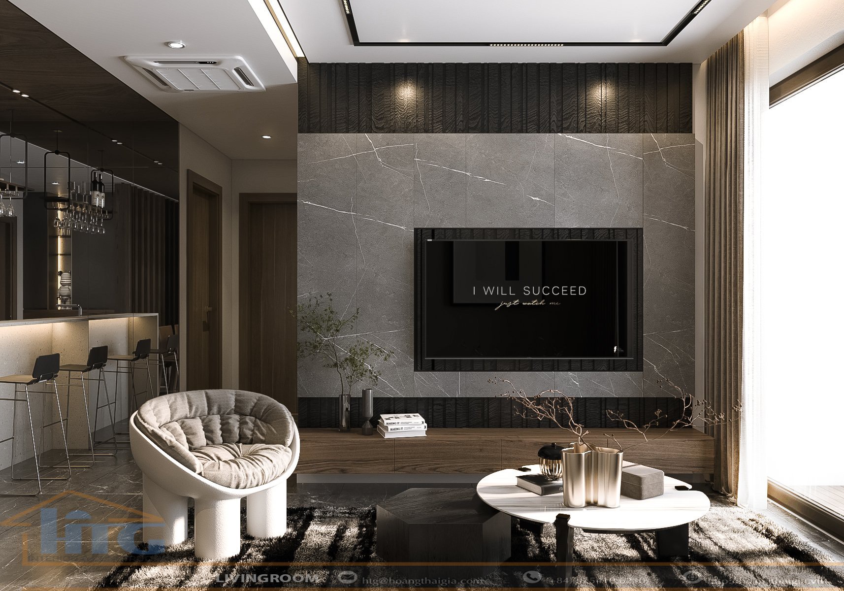 Midtown The Peak Phu My Hung apartment for rent, District 7 has 2 bedrooms with luxurious furniture 5
