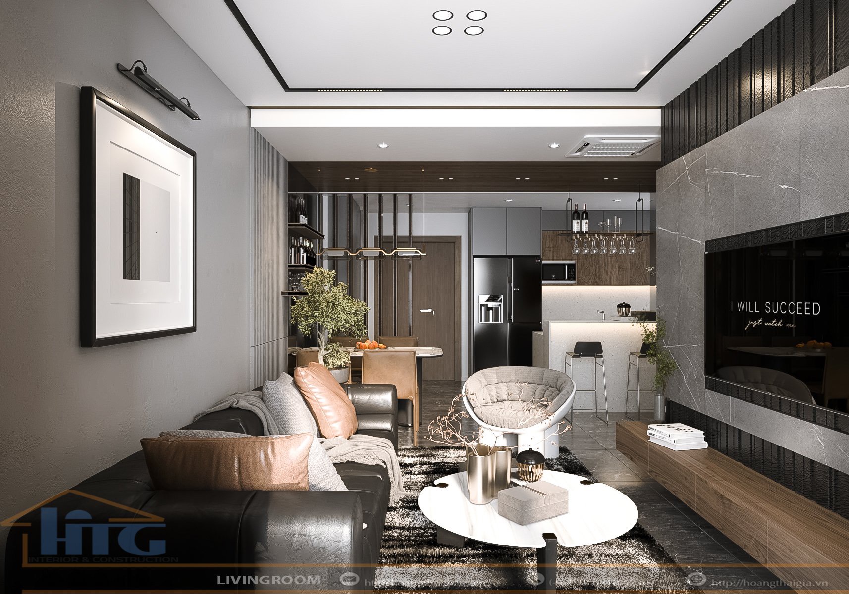 Midtown The Peak Phu My Hung apartment for rent, District 7 has 2 bedrooms with luxurious furniture 4