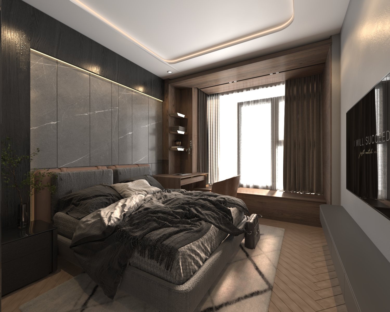 Midtown The Peak Phu My Hung apartment for rent, District 7 has 2 bedrooms with luxurious furniture 2