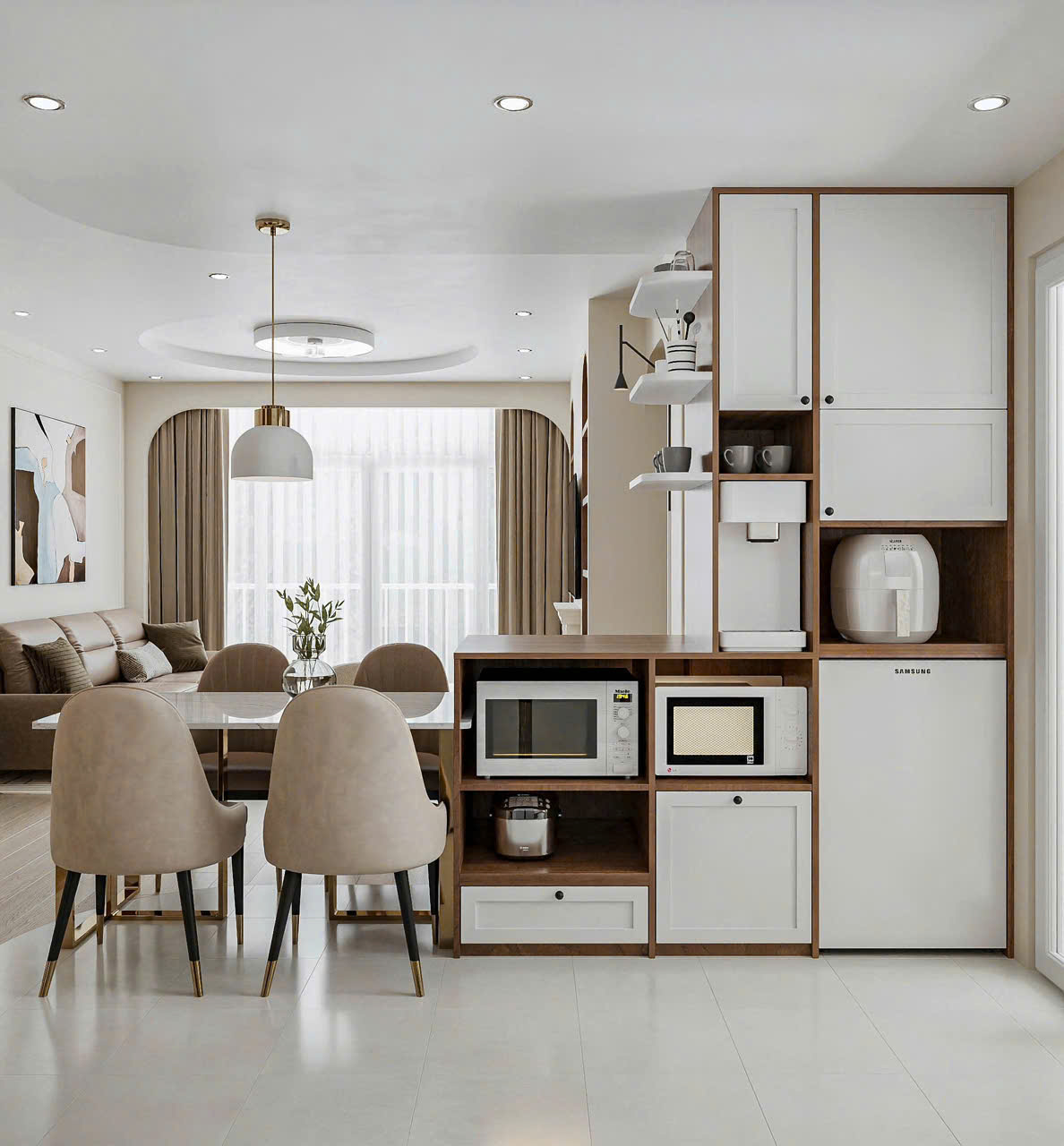 My An Phu My Hung apartment for sale, District 7, corner apartment with 3 bedrooms, 3 sides view near Crescent Lake 10