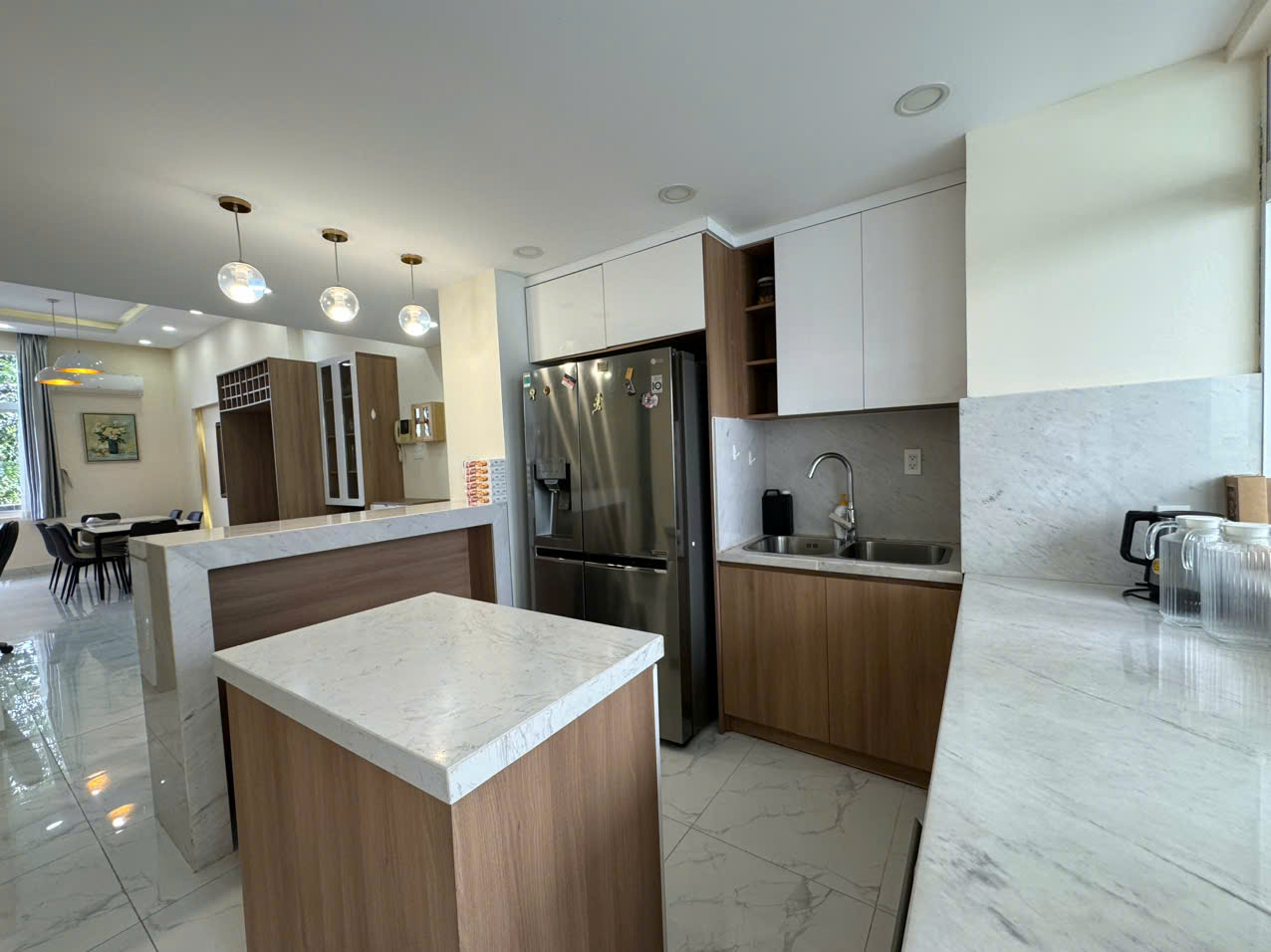 My Tu Phu My Hung penthouse apartment for rent, District 7 has 3 bedrooms with fully furnished private elevator 7