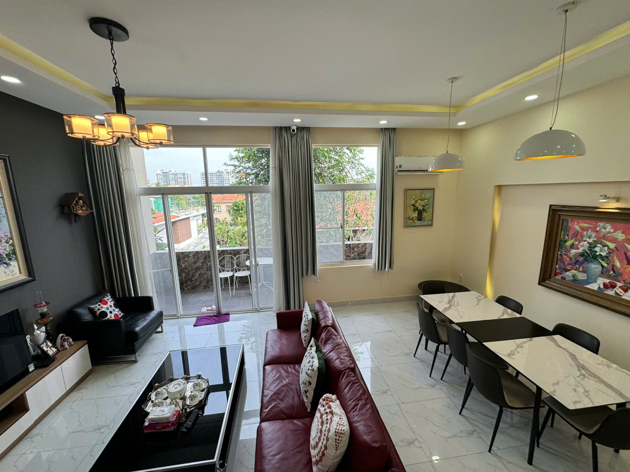 My Tu Phu My Hung penthouse apartment for rent, District 7 has 3 bedrooms with fully furnished private elevator 1