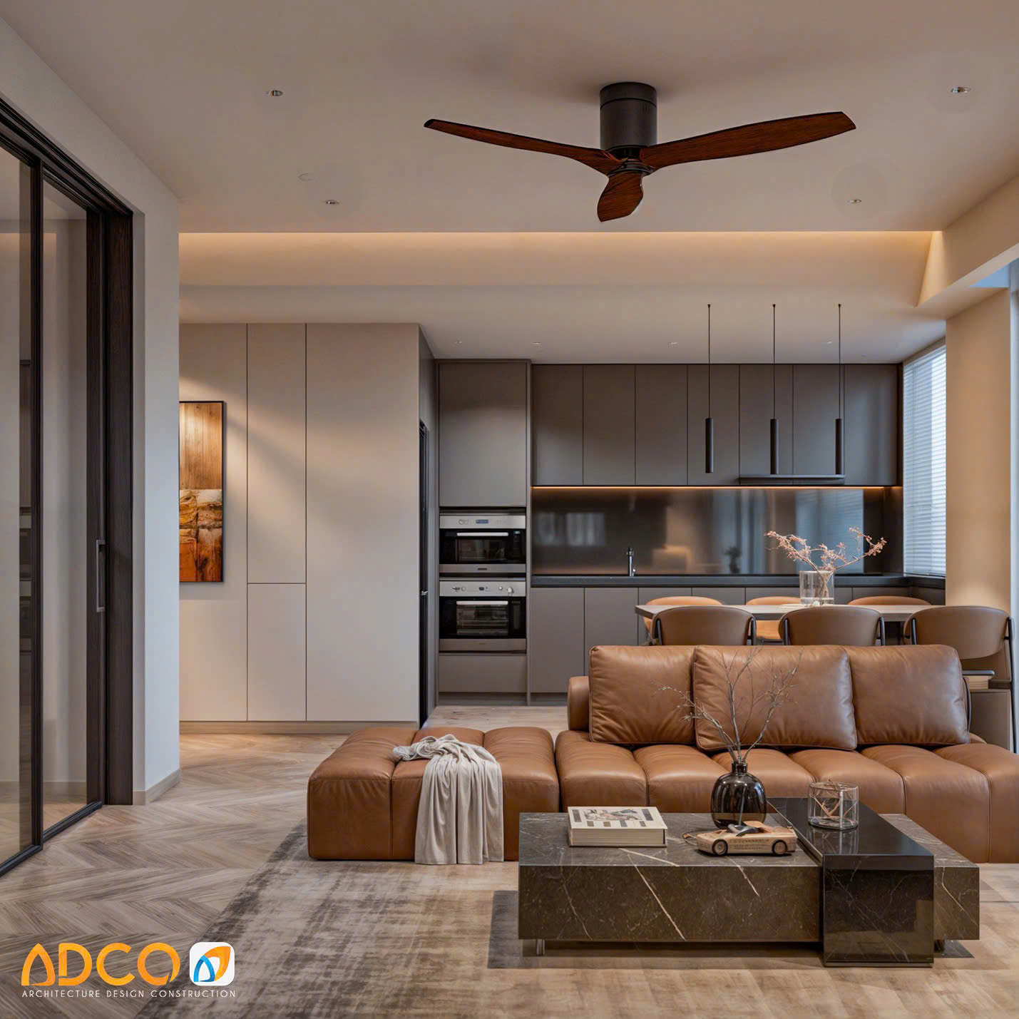 My Vien Phu My Hung apartment for sale, District 7, a new corner house with 2 bedrooms, 2 extremely chill gardens 1