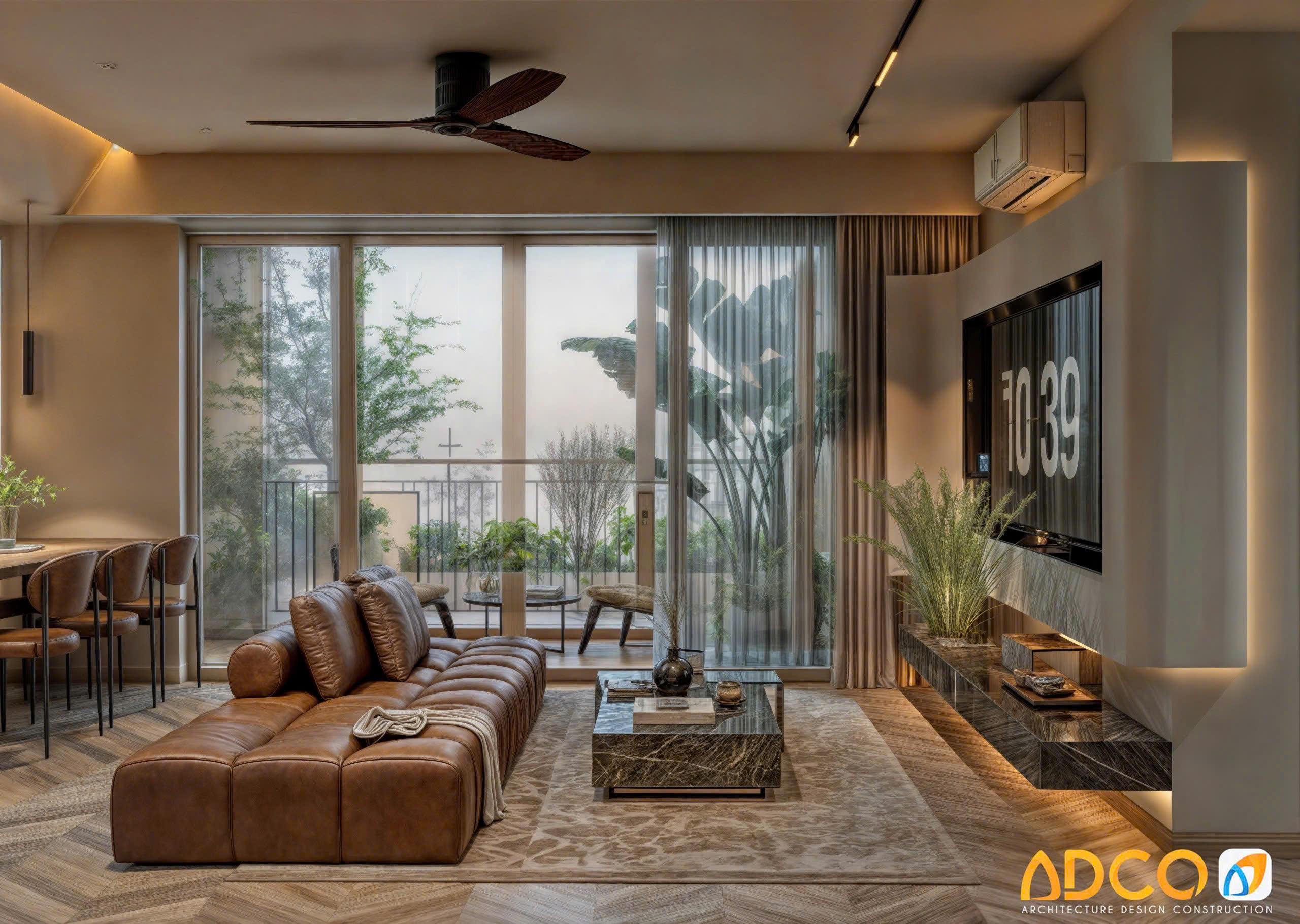 My Vien Phu My Hung apartment for sale, District 7, a new corner house with 2 bedrooms, 2 extremely chill gardens