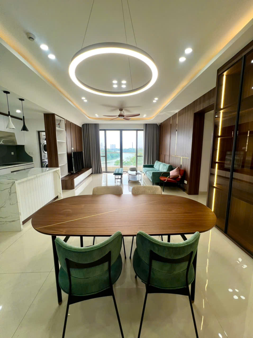 Riverpark Premier Phu My Hung luxury apartment for rent has 3 bedrooms, river view, beautiful interior 6
