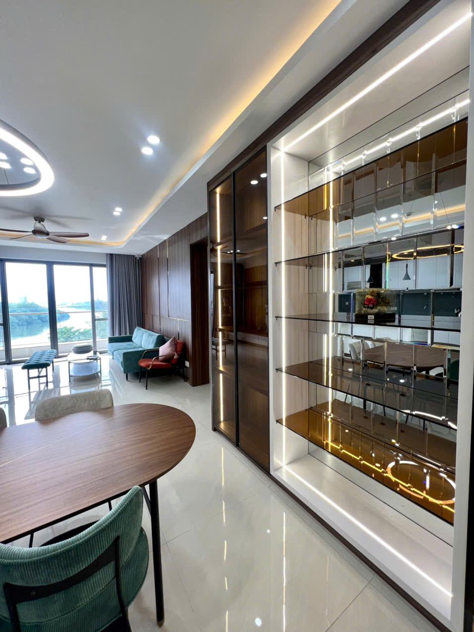 Riverpark Premier Phu My Hung luxury apartment for rent has 3 bedrooms, river view, beautiful interior 12