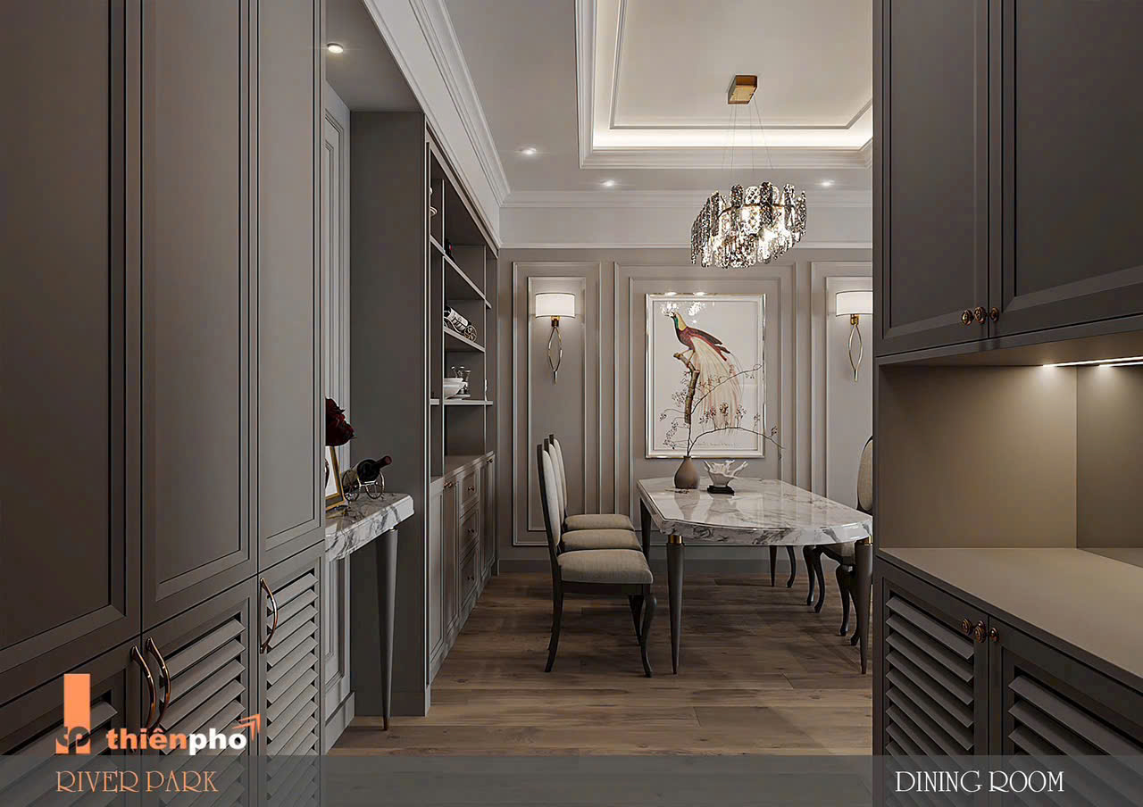 Riverpark Residence Phu My Hung apartment for sale, District 7, new house with 3 bedrooms, high-class furniture 2
