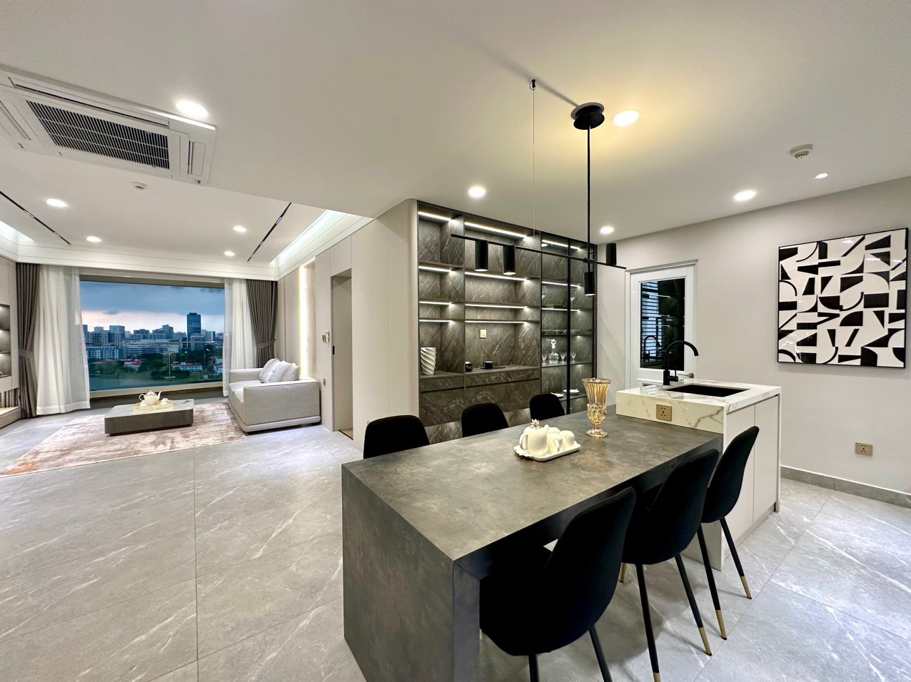 Riverside Residence Phu My Hung luxury apartment for rent, District 7 with 3 bedrooms with river view 10
