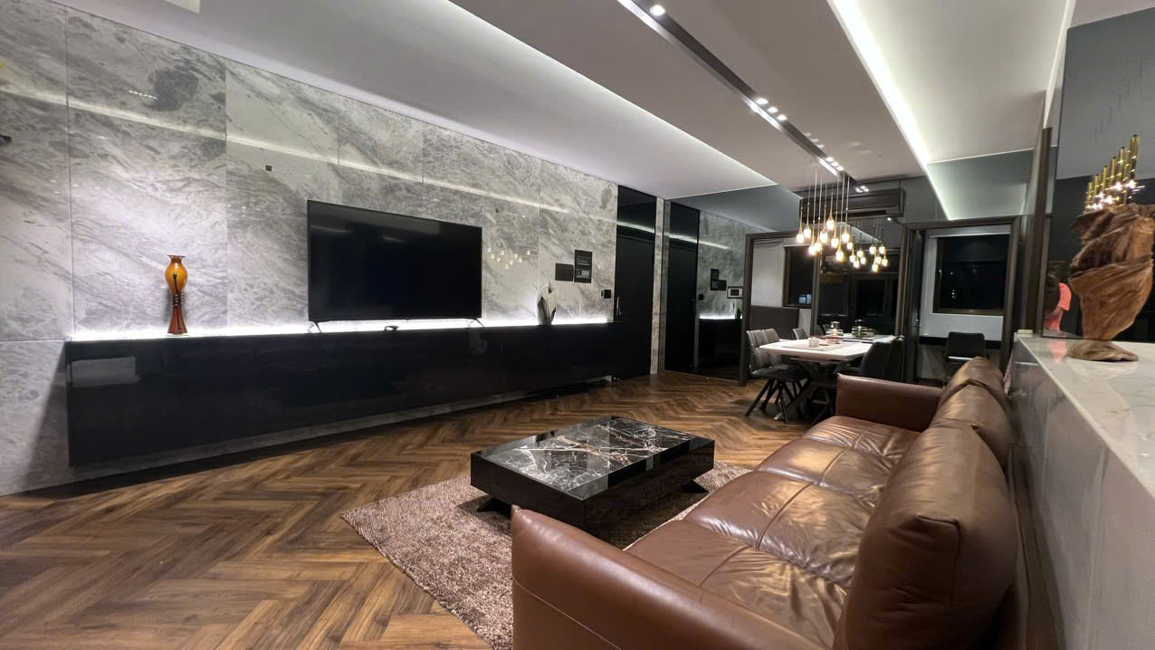 Panorama garden apartment for sale in Phu My Hung, District 7 has 3 bedrooms, 2 north-south views, car parking 8